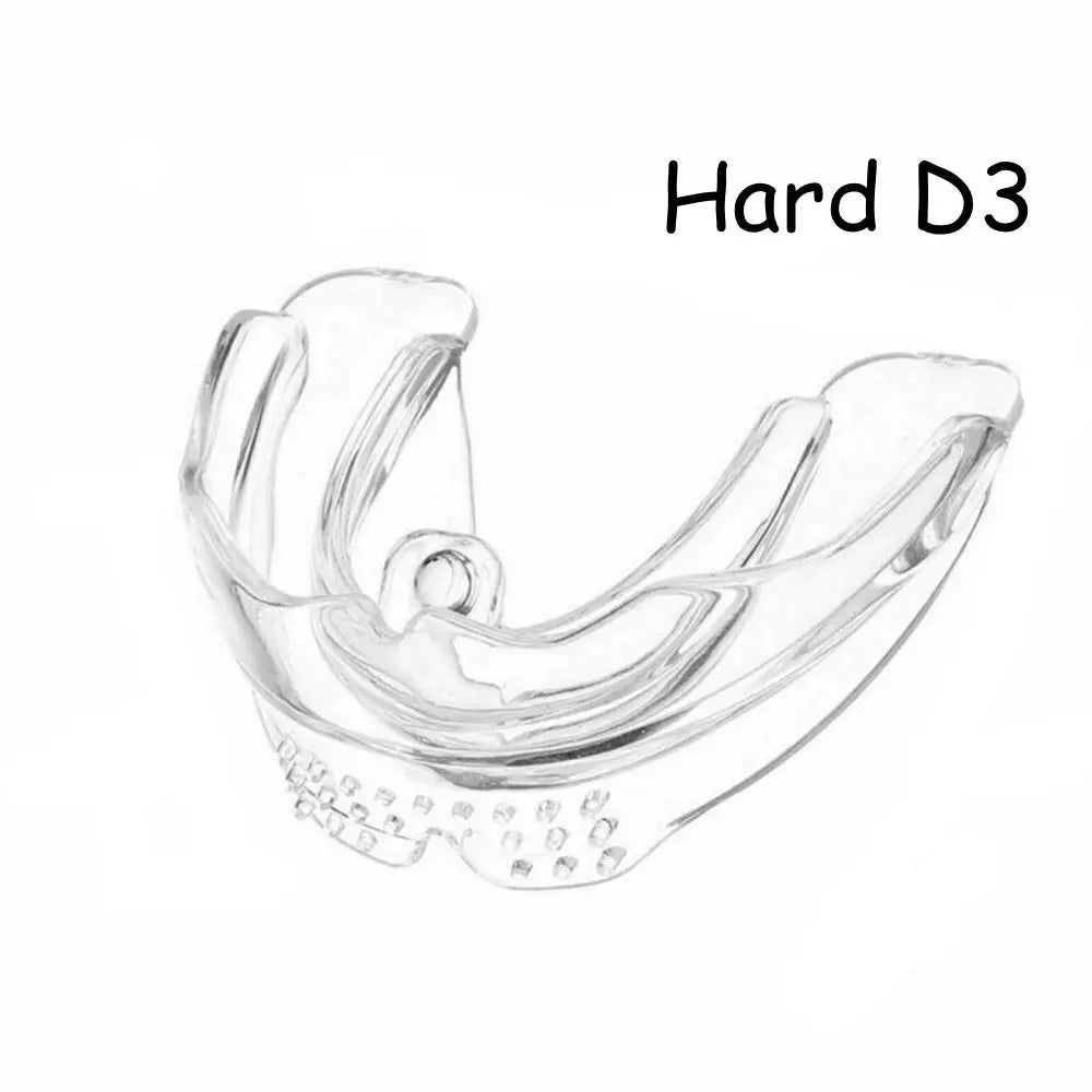 Clear Hard D3 gum shield mouthguard for sports protection