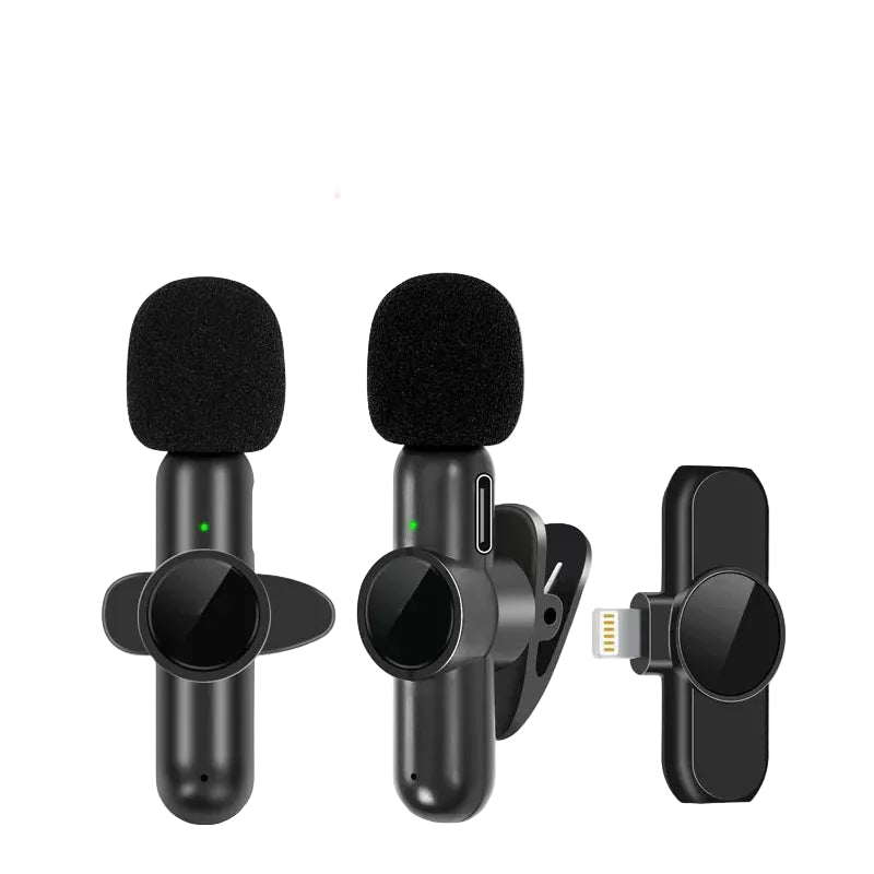 K9 Professional Wireless Lavalier Microphone - Type C iPhone for Live Broadcast
