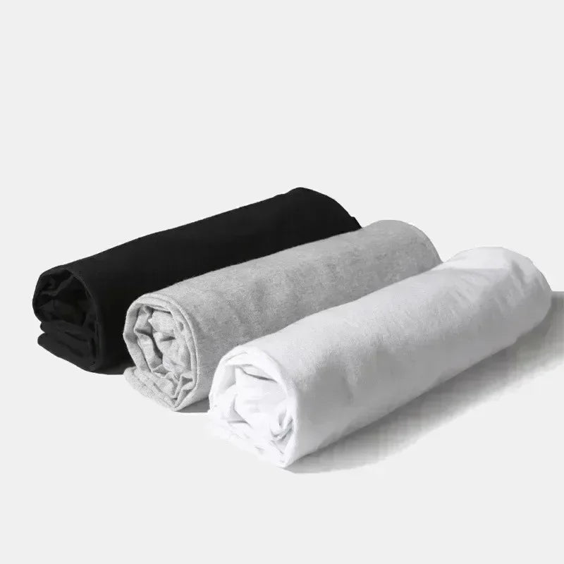 2025 Summer Oversized T-Shirt - Cotton Solid Color Tee for Men and Women