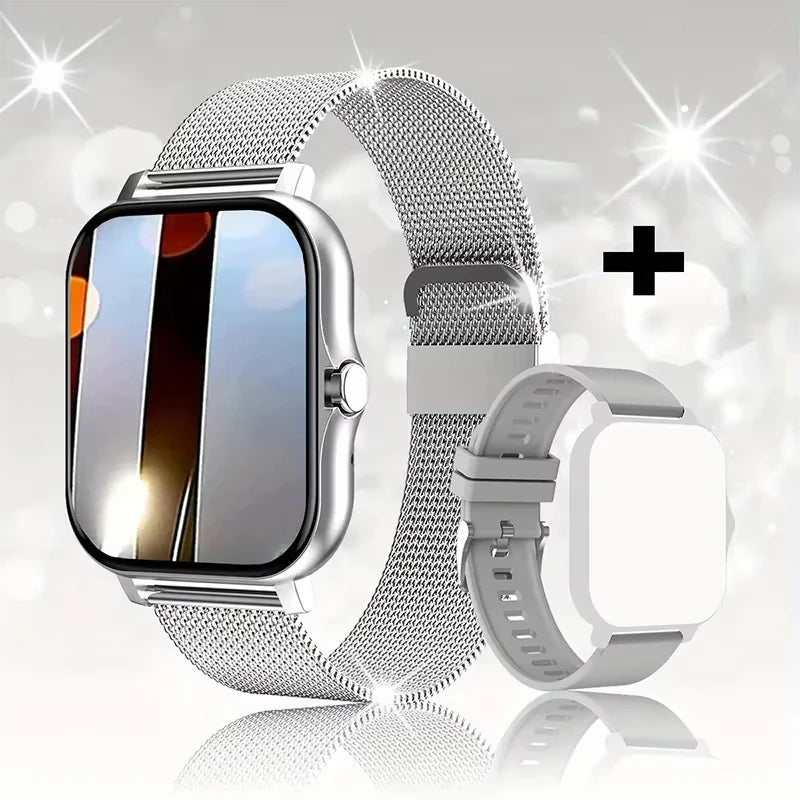 LAXASFIT 2025 Smart Watch - Full Touch Screen Bluetooth Call Fitness Watch Gift
