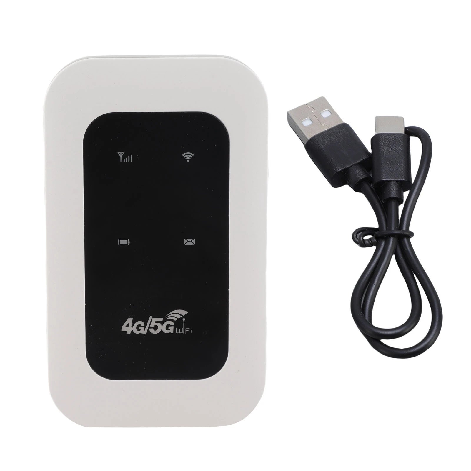 Portable 4G 5G WiFi Mobile Hotspot - Travel Router for Campervan, Supports 10 Devices
