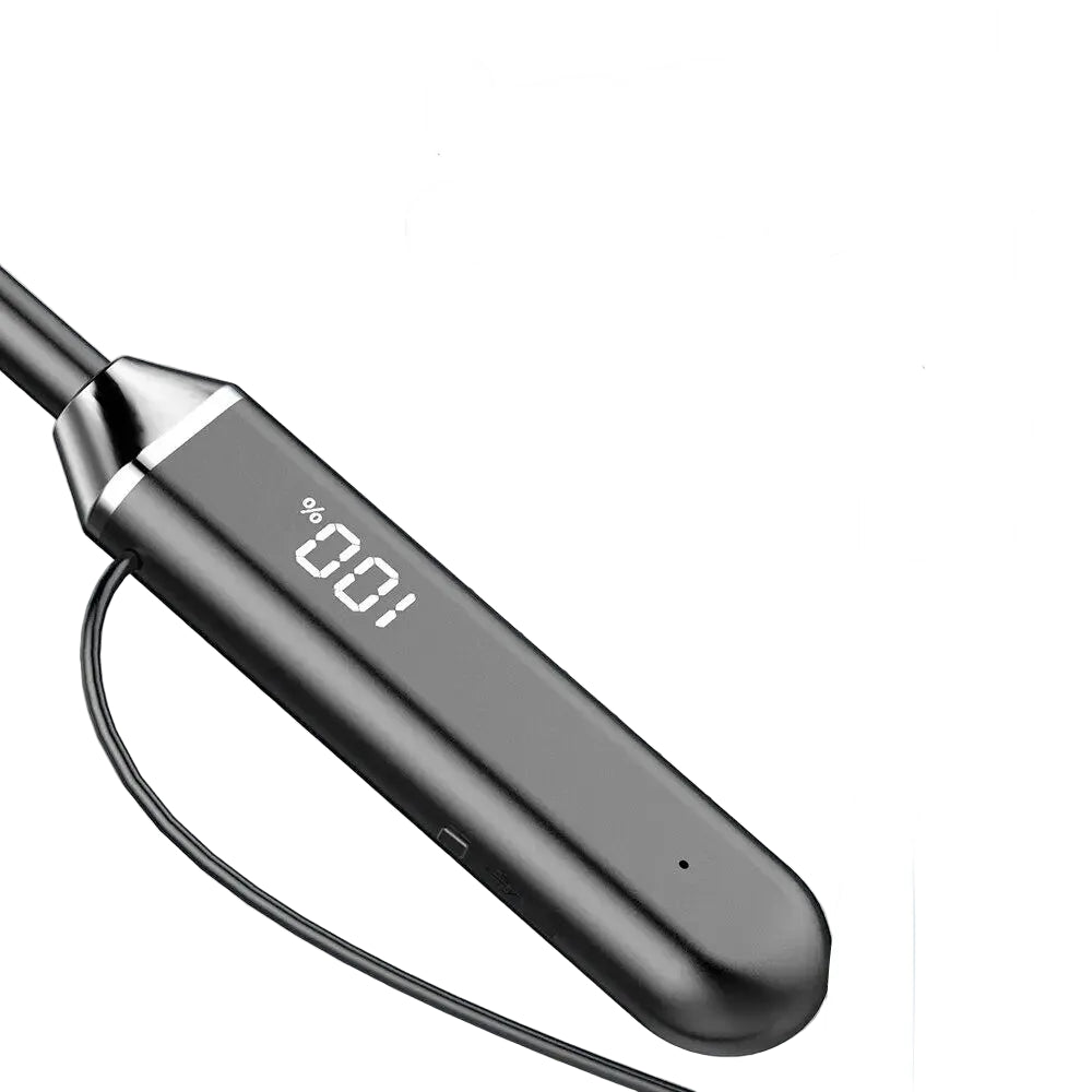 Sport Neckband Earphone - Wireless Bluetooth Gaming Headphone with LED Display