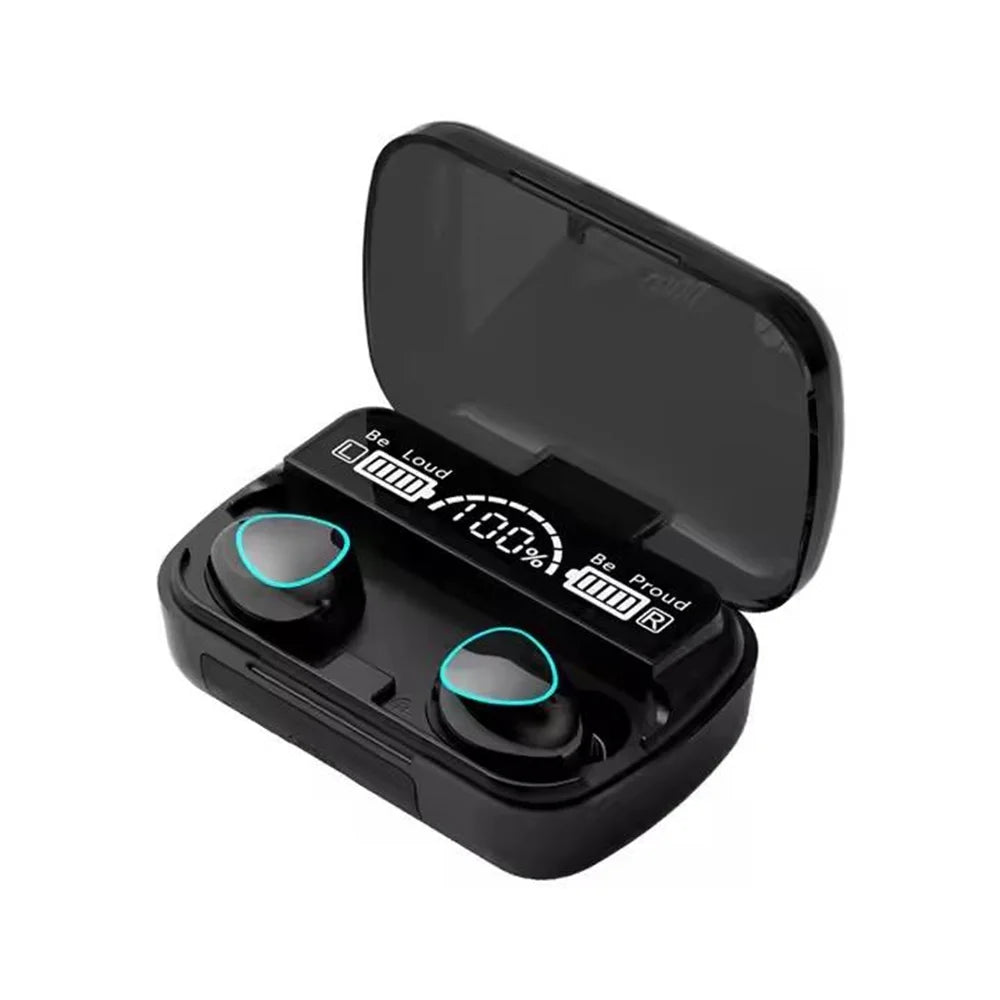 M10 Wireless Earbuds - High-Quality Sound for Sports & Gaming with Power Bank