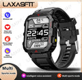 LAXASFIT Men's Smart Watch with LED Flashlight - Outdoor Sports Health Monitoring Smartwatch