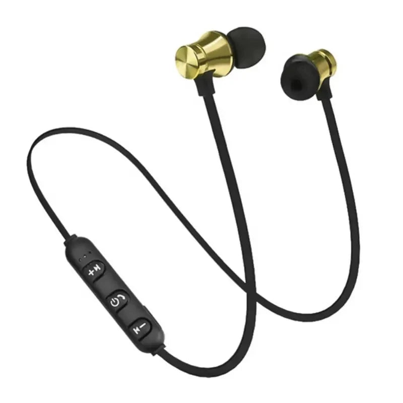 XT11 Wireless Magnetic Earphone - Bluetooth Neckband Sport Earbuds with Mic