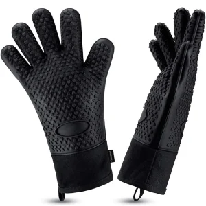 Silicone Oven Gloves: Heatproof BBQ Grill Comfort Grip